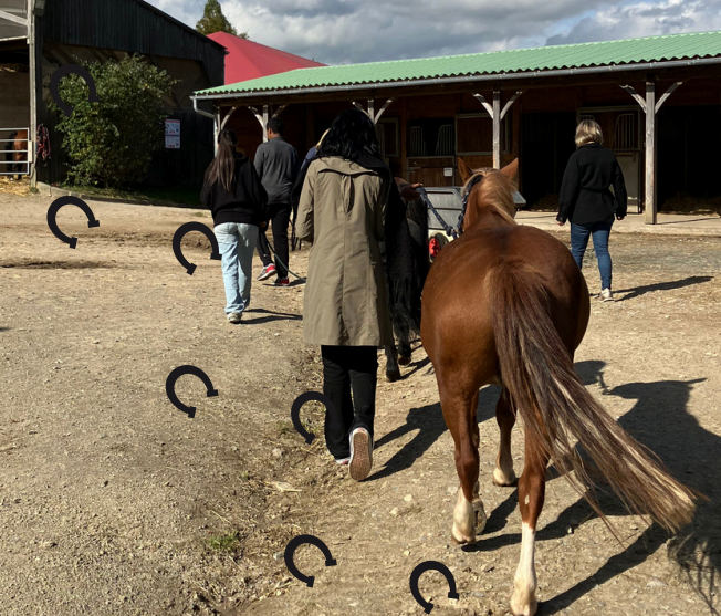 Les 2 EPC sont allés au Poney Club de la Salantine Houssay